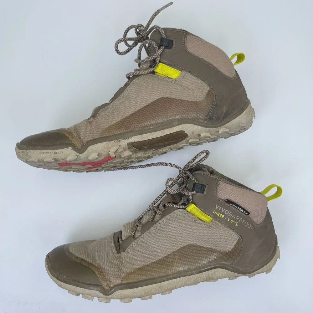 Vivobarefoot Tracker Hiker WP EU 40 Brown Leather Waterproof Boots